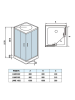 Душевая кабина WeltWasser WW500 10000003262 90х90 квадратная с крышей ориентация универсальная
