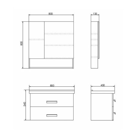 Тумба с раковиной Comforty Парма 00004143491CF 80х50 подвесная цвет серый