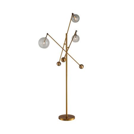 Торшер Delight Collection Globe Mobile (Глобе Мобиле) KG0965F-3 brass