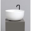 Раковина керамическая White Ceramic Dome W0307CF 40х40 накладная цвет коричневый
