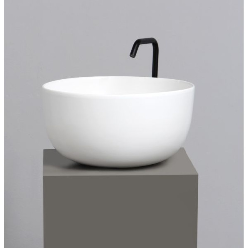 Раковина White Ceramic Dome 45 см W0307PL накладная цвет сливовый матовый - фото 2