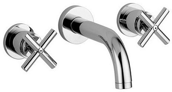 Смеситель Paffoni Quattro QTV003CR встраиваемый в стену хром