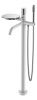 Смеситель Boheme Stick 129-WCR напольный белый