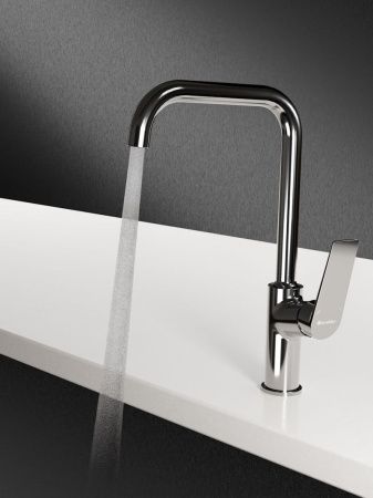 Смеситель для кухни Knotlor MUSE KN-61 на мойку хром