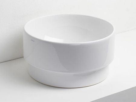 Раковина из сантехнического фаянса Simas PO 01 40х40 встраиваемая цвет белый