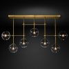 Светильник потолочный Delight Collection Globe Mobile (Глобе Мобиле) KG0835P-7A brass