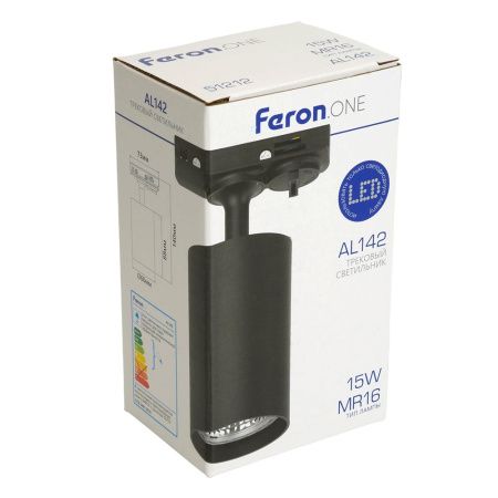 Трековый однофазный светильник Feron AL142 51212