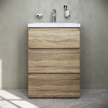 Тумба под раковину Am.Pm Gem S M91FSX0602OF 60х43х81 напольная цвет светлый дуб