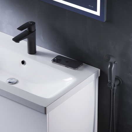 Смеситель Am.Pm Gem F90A03022 на раковину черный без термостата