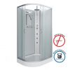 Душевая кабина Niagara Classic 33121423RBKTG 120х80 асимметричная без крыши ориентация правая