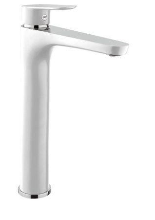 Смеситель Fiore 81WX8119 на раковину белый/хром