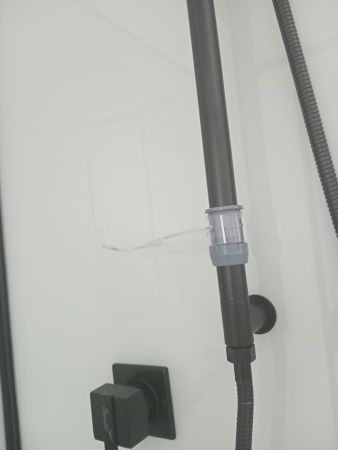 Душевая кабина Cerutti SPA KORRA90B 90х90 четверть круга без крыши ориентация универсальная