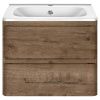 Тумба под раковину Vincea Vico VMC-2V600VO 60х50 подвесная цвет коричневый