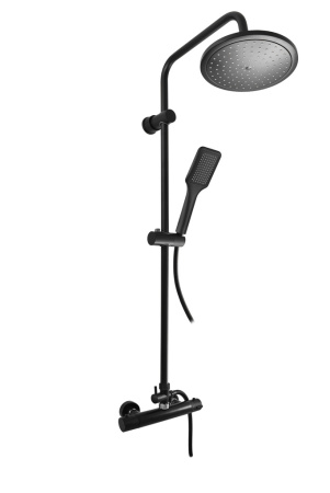 Смеситель для душа TRM81.5/3CMATC настенный черный