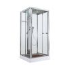 Душевая кабина AvaCan Z Z1910 100х100 квадратная с крышей ориентация универсальная