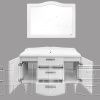 Тумба с раковиной Comforty Монако 00003132224CF 120х50 напольная цвет белый