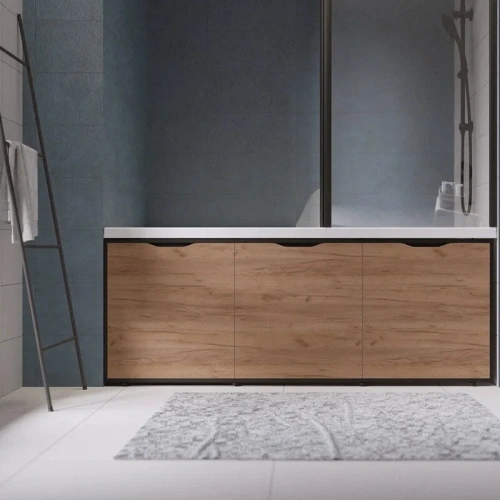 Экран для ванны 1MarKa Grunge loft GL150CraftGold - фото 2