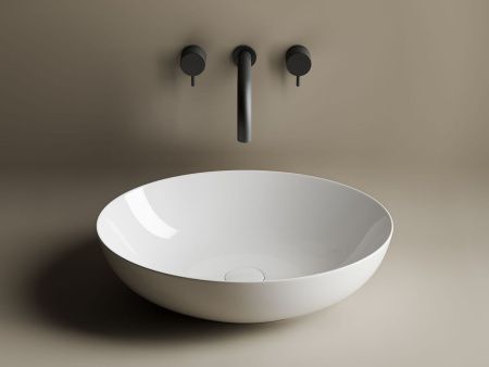 Раковина из сантехнического фарфора Ceramica Nova ELEMENT CN6017 50х40 накладная цвет белый без отверстий под смеситель