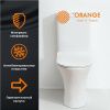 Унитаз напольный с бачком Orange C01-000W белый с сиденьем микролифт душевой смыв