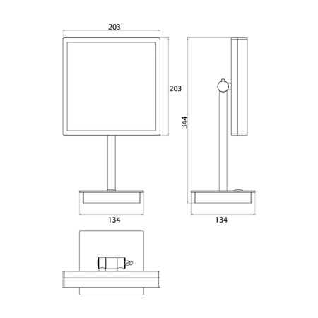 Косметическое зеркало Emco Kosmetikspiegel 1094 060 15