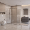 Душевой уголок BelBagno UNO-195 UNO-195-AH-1-150/90-C-Cr 150х90 стекло прозрачное профиль хром без поддона