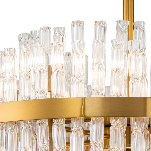 Люстра на штанге Delight Collection KG0907P-8A brass - фото 3