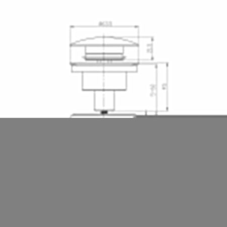 Донный клапан LeMark LM8500BL черный