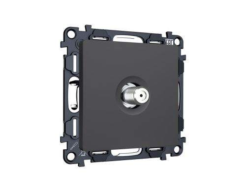 Комплект механизм TV розетки SAT 5-2400MHz 3.5dB Ambrella Volt MA MA913050 - фото 3