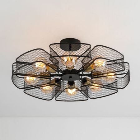 Люстра на штанге Arte Lamp Maasym (Маасым) A7044PL-8BK