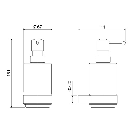 Дозатор Timo Luiro 18539/17 - фото 2
