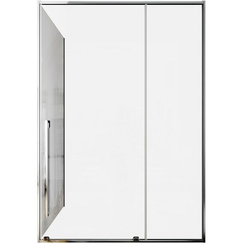 Душевой уголок Allen Brau Fantasy 3.11008.00 + 3.11013.00 140х90 стекло прозрачное профиль хром без поддона - фото 2