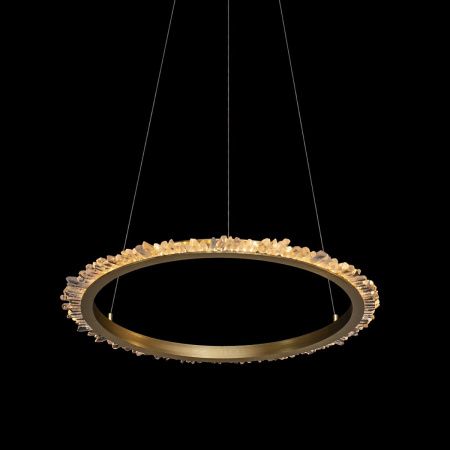 Светильник подвесной Delight Collection Quartz Halo (Куартз Хало) MD20020154-1A satin gold