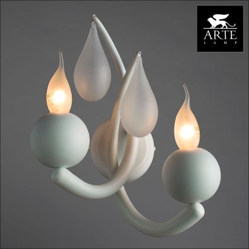 Бра Arte Lamp Sigma (Сигма) A3229AP-2WH - фото 3