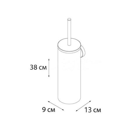 Ершик Maretti Umbria Black UMB56P25