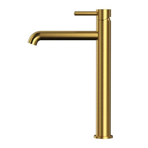 Смеситель для раковины Whitecross Y brushed gold Y1212GLB на столешницу золото брашированное без термостата - фото 2