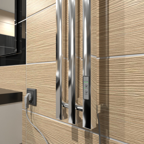 Полотенцесушитель Маргроид Inaro профильный Inaro-12012-057 15х120 электрический хром - фото 4