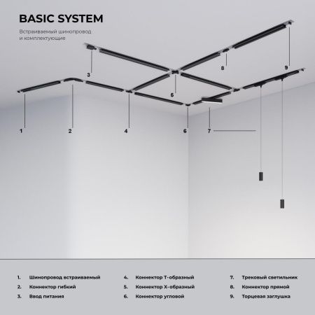 Ввод питания с заглушкой Elektrostandard TRLM 4690389044779