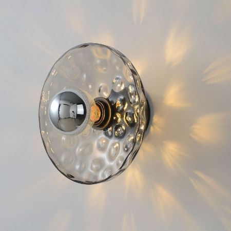 Светильник настенный Crystal Lux Pearl (Пеарл) PEARL AP1 SMOKE