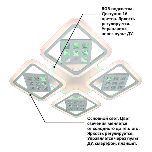 Люстра потолочная Natali Kovaltseva INNOVATION STYLE (ИННОВАТИОН СТЫЛЕ) INNOVATION STYLE 83008 - фото 3