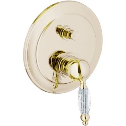 Смеситель для ванны и душа Webert Alexandra AL860101010 встраиваемый в стену золото - фото 2