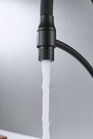 Смеситель для кухни Shevanik S743H-3 на мойку черный