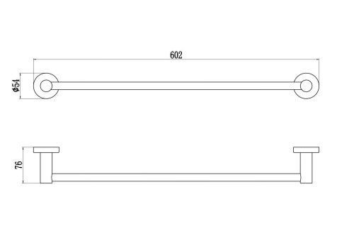 Полотенцедержатель Savol S-005624H - фото 2