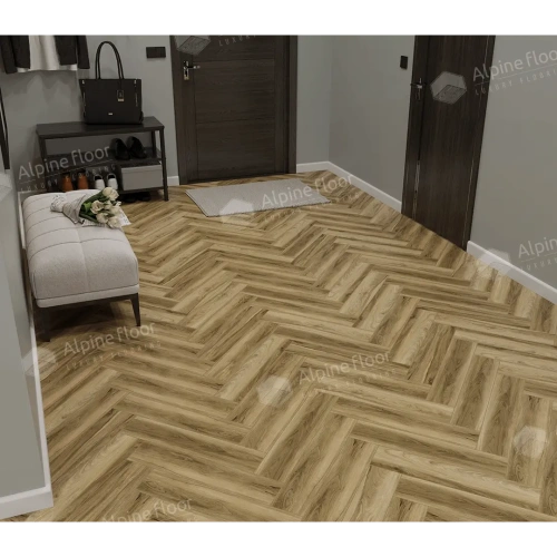 SPC ламинат Alpine Floor Nut ECO 22-6 MC Акорн толщина 0.4 см 43 класс 600х125 - фото 3