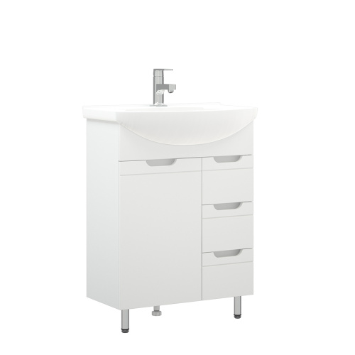 Тумба под раковину Corozo Лея SD-00001509 62х32х83 цвет белый - фото 4