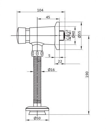 Писсуар Santek Гала 1WH501804 подвесной белый