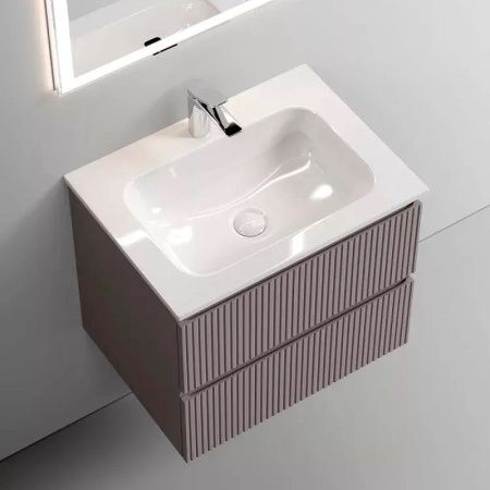 Тумба под раковину Sancos SNOB T SNT60SM 60х40 подвесная цвет бежевый