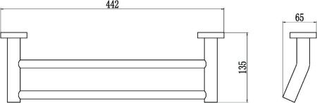 Полотенцедержатель Savol S-408748