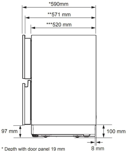 Холодильник Signature SKSUD2402E - фото 4