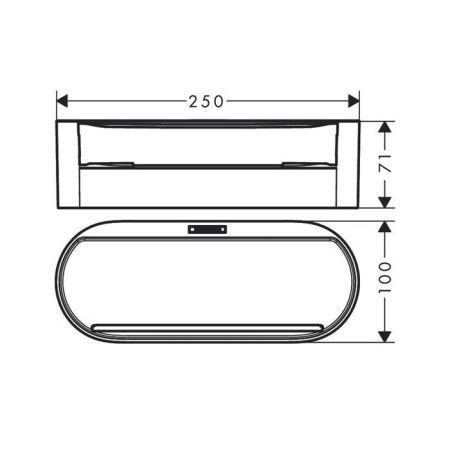 Корзина Hansgrohe WallStoris 27912670