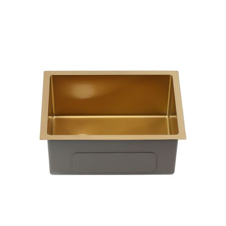 Кухонная мойка Melana ProfLine D5138HG золото 50х40 цвет золото поверхность брашированная